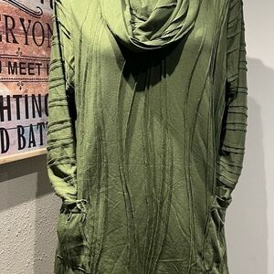 Olive Green Women's Blouse